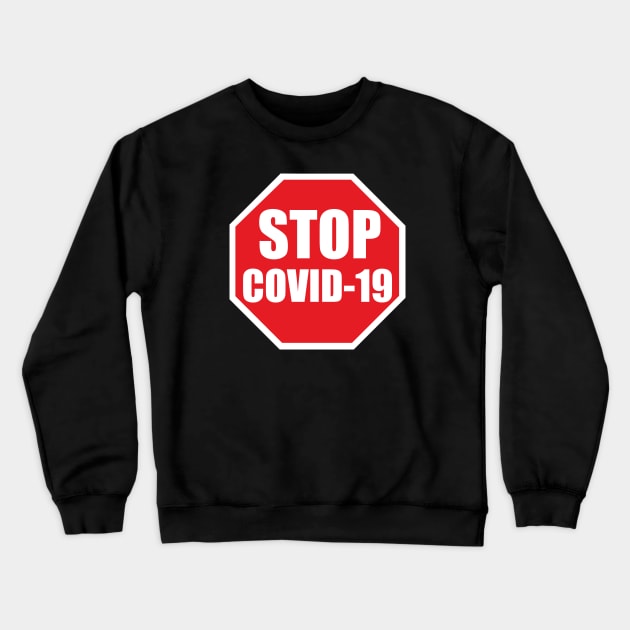 covid 19 Crewneck Sweatshirt by teemarket